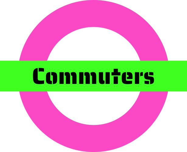 Thumbnail Badge Commuters - Du bist mit dem Zug zu deiner Engelschicht gefahren.